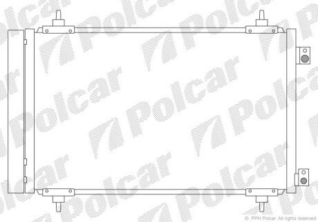 Радиаторы кондиционера Polcar 5787K8C4S