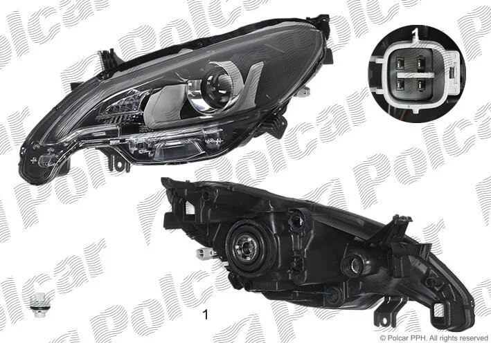 Фара основна Polcar 57A109-E (фото 1)