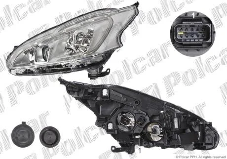 Фара основна Polcar 57B1104V