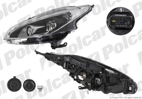 Фара основная Polcar 57B1105V