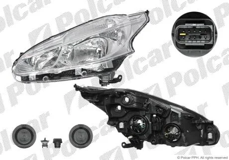 Фара основна Polcar 57B110-V