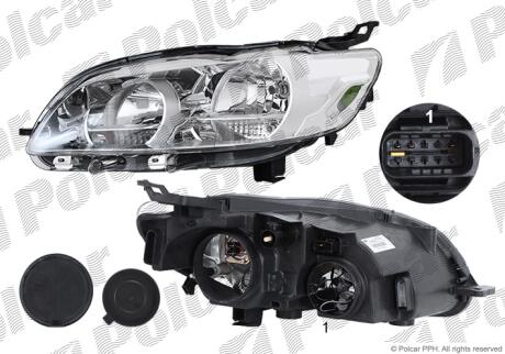 Фара основная Polcar 57B209-V