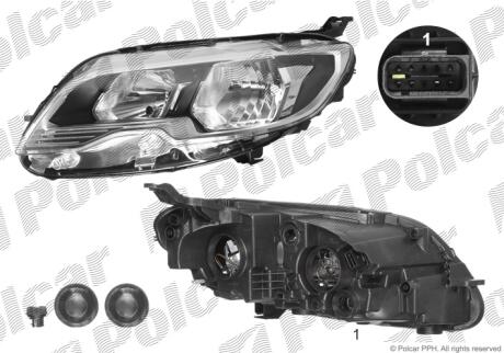 Фара основная Polcar 57B310-E