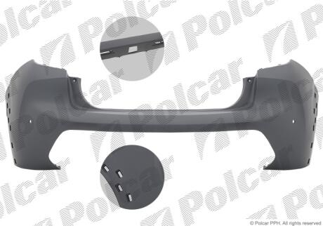 Бампер задній Polcar 57B496-4