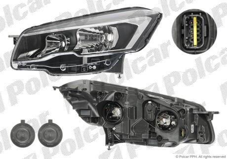 Фара основная Polcar 57D110-E