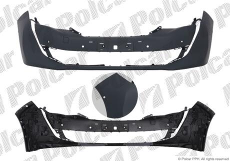 Бампер передній Polcar 57D207-J