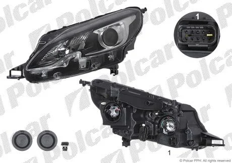 Фара основна Polcar 57L1091E