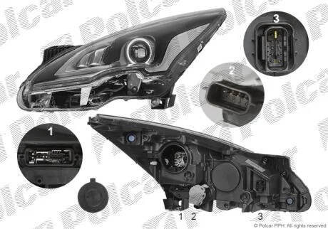 Фара основная Polcar 57M1101V