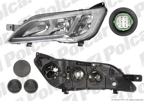 Фара основна права H7, PY21W, W21/5W Polcar 57N1101E