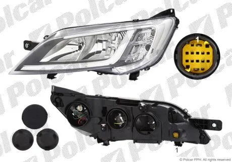 Фара основна Polcar 57N1103E