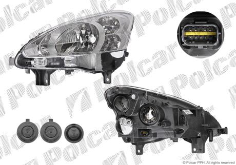 Фара основная Polcar 57U1091E