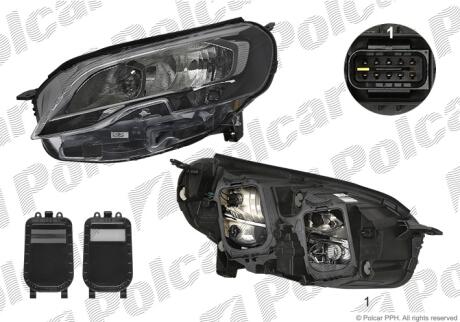 Фара основная Polcar 57V110-X