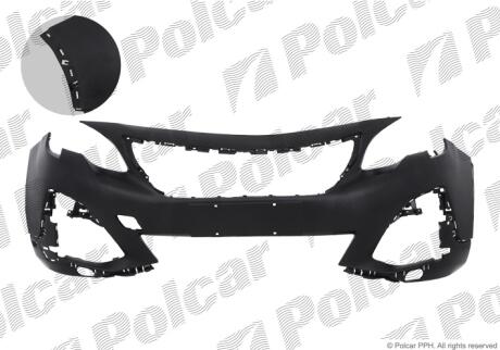 Бампер передний Polcar 57X207
