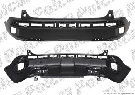 Бампер задній Polcar 57X296