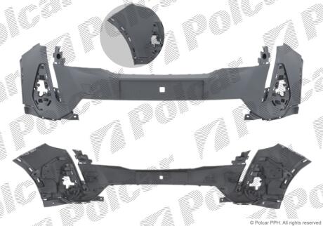 Бампер передній Polcar 57X307