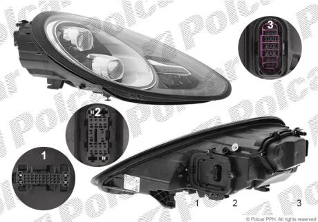 Фара основна Polcar 58F1101H