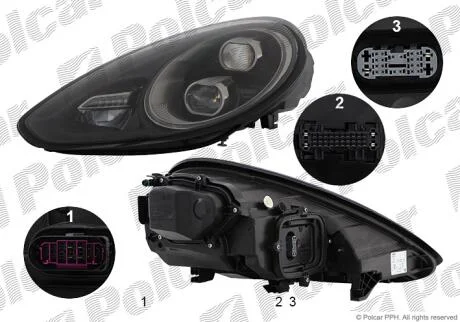 Фара основна Polcar 58F1102H