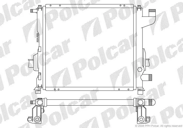 Радіатори охолодження Polcar 600408-2 (фото 1)