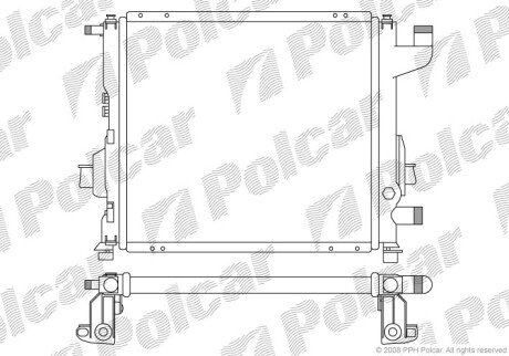 Радіатори охолодження Polcar 600408-2