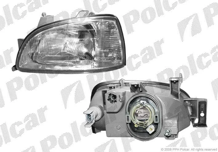 Фара основная правая H4, PY21W, W5W Polcar 6006104E (фото 1)