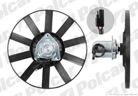 Вентилятор без кожуха Polcar 600623U1