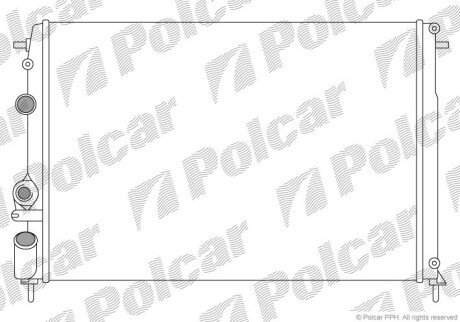 Радіатори охолодження Polcar 600708A5