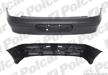 Бампер задний Polcar 600796-1