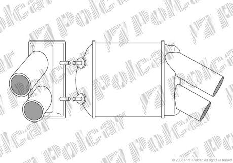 Радиаторы воздуха (Интеркулеры) Polcar 6007J81X