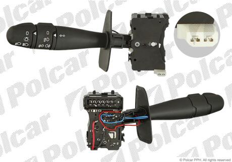 Перемикач підрульовий Polcar 6007PZS5A