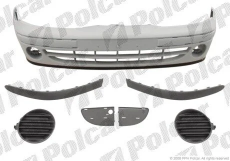 Бампер передний Polcar 601107-Q