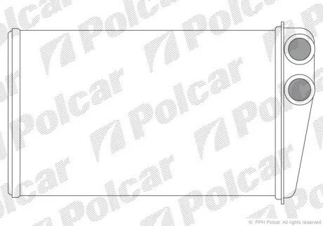 Радиатор отопителя салона Polcar 6012N8-2