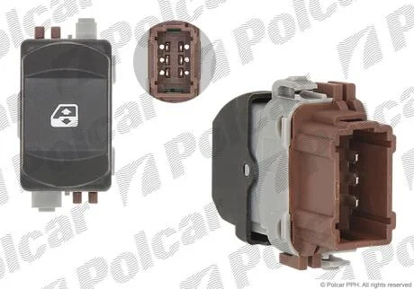 Блок кнопок склопідіймача Polcar 6012P-73