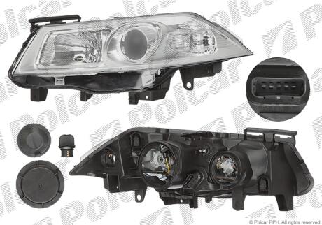 Фара основная Polcar 6013103E
