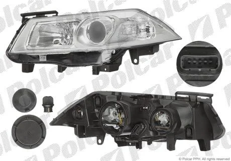 Фара основная Polcar 6013103E
