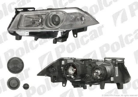 Фара основная правая H1, H7, PY21W, W5W Polcar 601310-V
