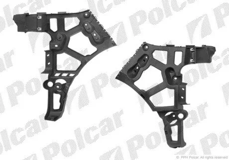 Кронштейн бампера левый Polcar 601496-5