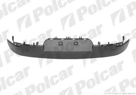 Спойлер заднього бампера Polcar 601499