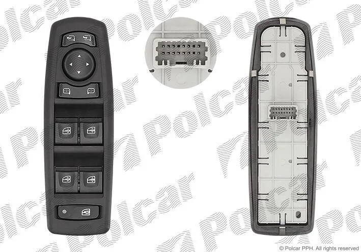 Блок кнопок склопідіймача Polcar 6014P-70 (фото 1)