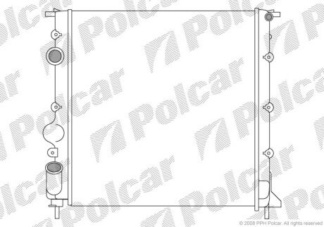 Радіатори охолодження Polcar 601508-2