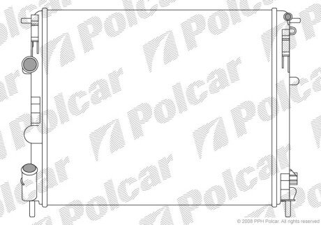 Радіатори охолодження Polcar 601508A5 (фото 1)