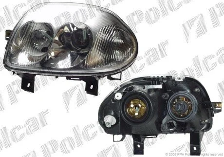 Фара основная левая H7, HB3, PY21W, W5W Polcar 6015093E