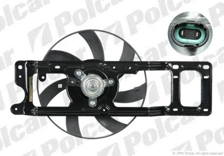 Вентилятори з корпусом / кронштейном Polcar 601523W2