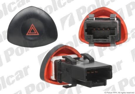 Включатель аварийного света Polcar 6015P-30
