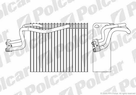 Випарник кондиціонера Polcar 6015P8-1