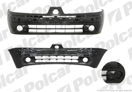 Бампер передний Polcar 601607-1