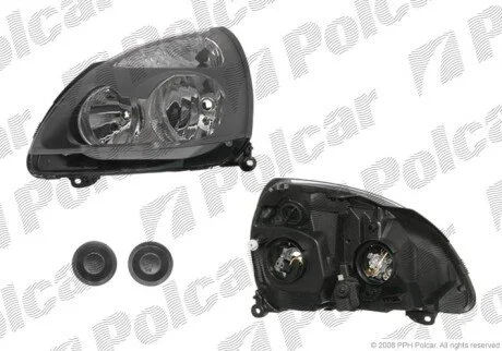 Фара основная левая H1, H7, PY21W, W5W Polcar 6016096E