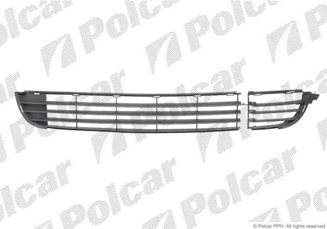 Решітка бампера Polcar 601627-3