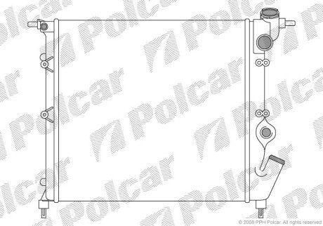 Радіатори охолодження Polcar 601908A2