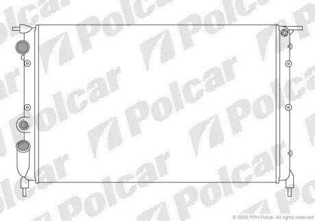 Радіатори охолодження Polcar 601908A4