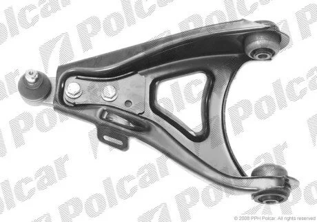 Важіль підвіски передній міст, праворуч Polcar 601938-K